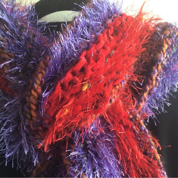 Long Colourful Scarf - Picture 3 of 5